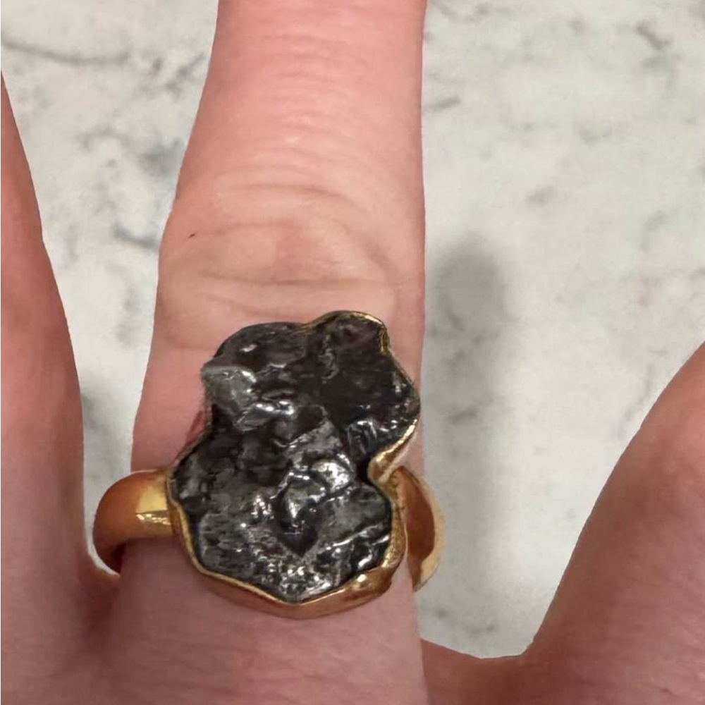 Gold and Silver Statement Ring